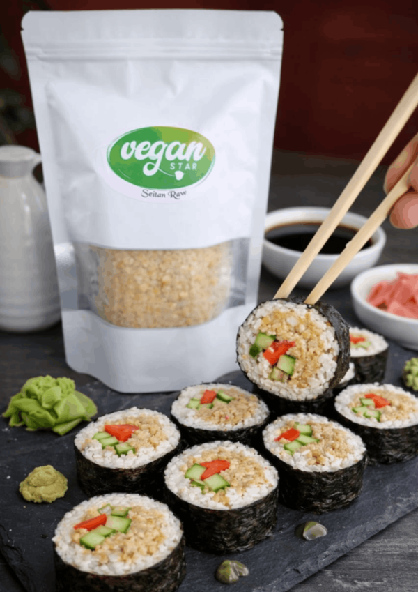 Vegan Seitan Raw is a healthy, plant-based meat substitute made from Nepal’s premium wheat gluten and natural mixed beans, blended with natural spices for a delicious vegan experience.